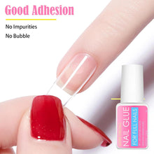 1  8g False Nail Glue Extra Strong,Nail Glue for Nail Repair,False Nail Adhesive for Applying Artificial Nail Tips Manicure,Super Strong False Nail Glue For Acrylic Tips