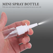 Healifty 5pcs Nasal Spray Bottles Plastic Pump Sprayer Mist 10ml Nose Spray Refillable Bottle for Saline Water Wash Applications