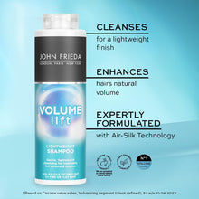 John Frieda Volume Lift Lightweight Shampoo and Lightweight Conditioner Value Bundle, 2 x 500 ml, Haircare Value Pack for Fine, Flat Hair