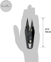 Beaditive Premium Thread Snips - Thread, Yarn, Embroidery Snipper for Sewing, Quilting, Knitting, Jewelry Making - High-Carbon Steel Blades with Protective Cap and Lanyard