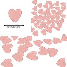 1000 Pcs Rose Gold Heart Confetti Valentines Decorations Romantic Table Decorations Love Hearts Table Confetti for Wedding Day,Anniversary,Metallic Foil Heart Confetti