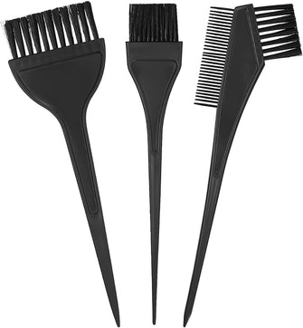 GuangTouL Hair Dye Brushes, 3 pcs hair colouring tools set,Double-sided Hair Dying Combs Brushes Set for DIY Hair Coloring Dyeing Salon Brushes