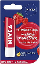 Nivea Fruity Shine Lip Balm in Strawberry 4.8g