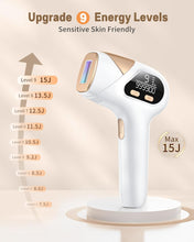 Glattol Laser Hair Removal with 9 Intensity Level, 3 in 1 IPL Hair Removal Device with HR/SC/RA, 999,900 Light Pulses for Face,Arm,Bikini, Long-Lasting Hair Removal for Men & Women, Auto & Manual Mode