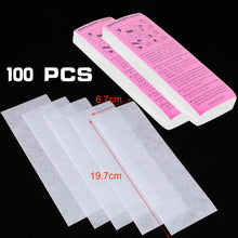 LacyMC Wax Strips Paper for Body and Legs,Waxing Strips[100 Strips]