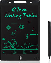 LCD Writing Tablet, 12 Inch Electronic Kids Drawing Board, Portable Graphics Pad with Lock Function, Reusable Message Memo Board for Home, School & Office