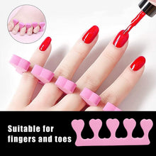 20 Pcs Sponge Toe Separators, Toe Dividers Spacer Finger Separators for Men Women Nail Art Pedicure Manicure Polishing Coating Gel Painting Beauty Accessories