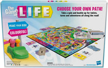 Hasbro Gaming The Game of Life Game, Family Board Game for 2 to 4 Players, for Kids Ages 8 and Up, Includes Colourful Pegs