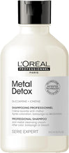 LOral Professionnel Metal Detox Shampoo, Protects Coloured Hair From Damage, For Smooth, Strong & Shiny Looking Hair, Rich & Creamy Texture, Serie Expert, 300 ml