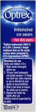 Optrex Intensive Eye Drops 10ml