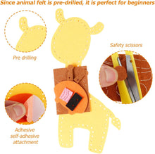 Jetcloud Felt Sewing Craft Kit, Animal Sewing Craft Kit for Kids DIY Sewing Felt Animals Fun Crafts Educational Sewing Kit for Beginner Children Kids Boys and Girls