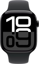 Apple Watch Series 10 GPS 46 mm Smartwatch with Jet Black Aluminium Case with Black Sport Band - M/L. Fitness Tracker, ECG App, Always-On Retina Display, Water Resistant