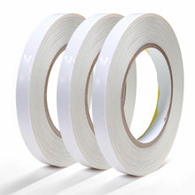 3 Rolls Double Sided Adhesive Clear Sticky Tape,Adhensive Sticky Tapes,Double Sided Tape Adhensive Sticky Tapes for Craft, DIY, Scrapbooking and Card Making, Arts, Rubber Stamps(6mm wide 15m long)