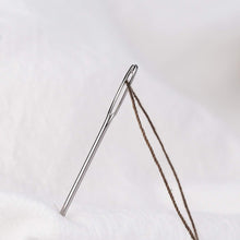 AIEX 30pcs Big Eye Hand Sewing Needles Large Sewing Needles in Transparent Tube Set of Padding Needles 40mm, 50mm, 60mm