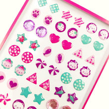 240 Piece Sticker Earrings 3D Gems Sticker Girls Sticker Earrings Self-Adhesive Glitter Craft Crystal Stickers