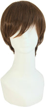 MapofBeauty Fashion Men's Short Straight Wig (Maple Sugar)