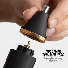 OLOV Body Hair Trimmer for Men, Electric Groin Hair Trimmer Balls Shaver with Detachable Ceramic Blade, Nose Hair Trimmer, USB Recharge Dock, Waterproof Male Electric Razor for Beard, Pubic Area