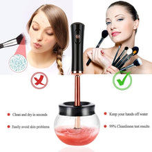 Hangsun Makeup Brush Cleaner and Dryer Machine Electric Cosmetic Make Up Brush Cleaning Tool to Wash Dry in Seconds