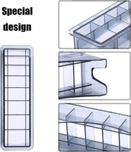 Guide Limit Comb Storage Box 8 Grid Electric Hair Clipper Limit Comb Organizer Guide Comb Storage Case for Hair Trimmer and Clipper