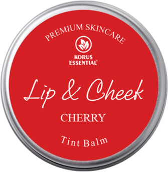 Korus Essential Cherry Lip & Cheek Tint Balm - 8 Grams