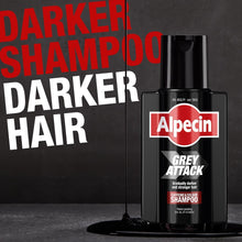 Alpecin Grey Attack Caffeine & Colour Shampoo for Men 1x 200ml  Gradually Darker and Stronger Hair  Controlled & Natural Looking Colour Effect for Less Greys  Against Thinning Hair