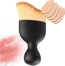 Foundation Brush for Liquid Makeup with Dustproof Cap Tanning Brush Kabuki Face Brushs Angled Flat Face Body Make-up Brush Tools for Flawless Powder Blending Liquid or Cream Cosmetics