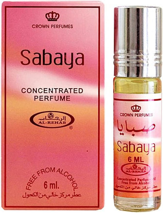 Genuine Al Rehab Sabaya 6 x 6ml Oil Perfume Fragrance Rollon Alcohol Free Halal