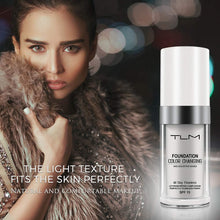 2 Pack TLM Color Changing Foundation For Aging Skin,Liquid Makeup Base Nude Face Cover Concealer Cream, Warm Skin Tone Moisturizing Cover, 30 mL