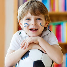 National Flag - English Rugby / Football Country Flag - 8 Pack (40 Tattoos) Temporary Face & Body Tattoo Sticker - Perfect for trips to the pub, Sporting events St Georges Day (8 Styles) (Scotland)