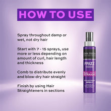 John Frieda Frizz Ease 3 Day Straight Semi Permanent Styling Spray, 100 ml