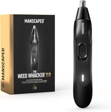 MANSCAPED The Handyman Travel Duo Includes The Weed Whacker 2.0 Nose & Ear Hair Trimmer and Portable Mens Compact Facial Hair Shaver with Long-Hair Leveler & Foil Blades