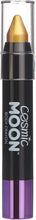 Metallic Face Paint Stick Body Crayon for the Face & Body by Cosmic Moon - Gold - Face Paint Makeup for Adults, Kids - 3.2g