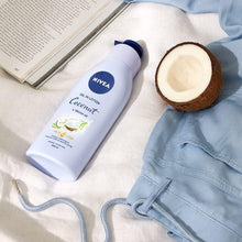 NIVEA Oil In Lotion Coconut & Monoi (400ml), Replenishing Body Lotion with a tropical Coconut Scent & Powerful Monoi Oil, Moisturising Cream, NIVEA Body Lotion