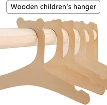 20 PCS Baby Hangers, Wooden Hangers, Baby Clothes Hangers, Baby Hangers for Clothes, Space Saving Wooden Hangers,Fun Doll Hangers for Jackets,Dresses, Blouses,Blouses and Pants
