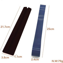 Neck Hair Line Template, Straight or Curved Hair Line Neckline Shaving Template, Non-Slip, Skin Safe Silicone Stencil for DIY Shaving and Keeping Neckline Haircuts(Non-Adjustable) (Black)