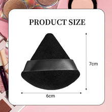 Powder Puff Makeup Sponge Triangle Puff 2 Pcs Soft Powder Sponge Reusable Makeup Triangle Sponges Designed for Contouring, Eye, and Corner, Beauty Blender Foundation Mixing Container