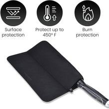 Glamza Extreme Heat Protection Hair Straightener Mat Safety Tongs Resistant Cover Case