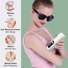 Laser Hair Removal, IPL Hair Removal System, 5 Levels Manual & Auto Modes, Permanent & Painless Lazer Removal Hair Tool for Men and Women Body, Face, Pubic Hair, Bikini Zone