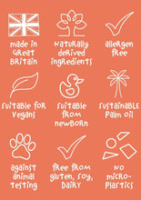 Mini U Golden Grapefruit Hand Wash for Kids & Children - Made from Naturally Derived Ingredients - Made in UK