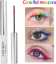 Allbestaye 4D Fiber Mascara Colorful Mascara Waterproof Fine Brush Green Black White Eyelash Long-lasting Makeup Thick Long Mascara