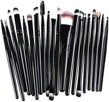 Makeup Brushes ZHIYE Make up Brush Set 20 PCs Professional Face Eyeliner for Foundation Blush Concealer Eyeshadow with Travel Black