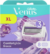 Gilette Venus Comfort Glide Breeze Razor Blades, Device & Blade - 8 x Blades