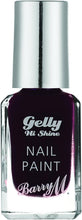 Barry M Cosmetics Gelly Nail Paint, Black Cherry,F-GNP42