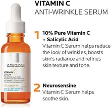 La Roche Posay Pure Vitamin C10 Serum 30ml Light Weight Brightening Facial Serum With Moisturiser