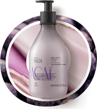 NATURA - Ekos Acai Body Lotion - Revitalisation & hydration for up to 30 hours - For dry, dehydrated skin - Quickly absorbed - 100% Vegan - Cruelty Free - 400ml