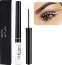 Matte Liquid Eyeliner, Waterproof Eyeliner Coloured Eyeliner Pen, Long Lasting Highly-Pigmented Smudgeproof White Eyeliner Quick Dry Eye Liner Makeup Gift For Women