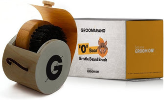 Groomarang Boar Bristle Beard Brush for Men Perfect Grooming Gift