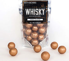 Gift Republic Whiskey Scented Bath Bombs, Gold