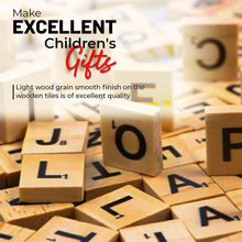 ASPIRE UK  200 WOOD SCRABBLE TILES WOODEN BLACK LETTERS BOARD CRAFTS, BOARD GAMES, DIY PROJECTS, ART, WALL DECORE & SCRAP BOOKING - IDEAL FOR KIDS,ADULTS & CREATING CRAFTS