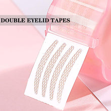 KEVZHUKWV 360 Pcs Eyelid Tapes Invisible Double Eyelid Tape Stickers Instant Double Eyelid Lift Strips for Hooded Droopy Uneven Mono-eyelids Eyes, Transparent